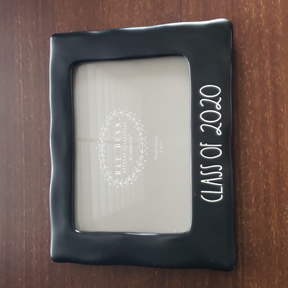 Rae Dunn Class of 2020 Black Matte 5x7 Picture Frame